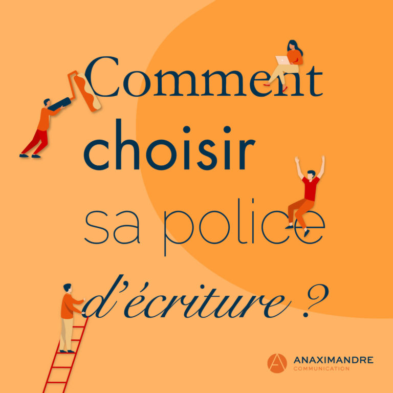 Commen,t choisir sa police d'ecriture