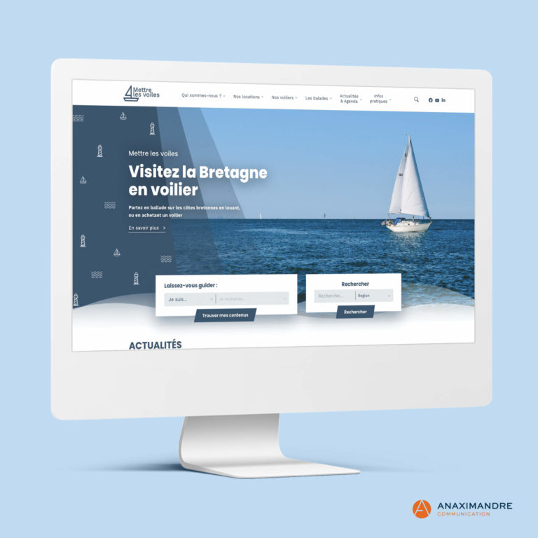 Creation de site internet - Anaximandre agence de communication et conception web à Landerneau
