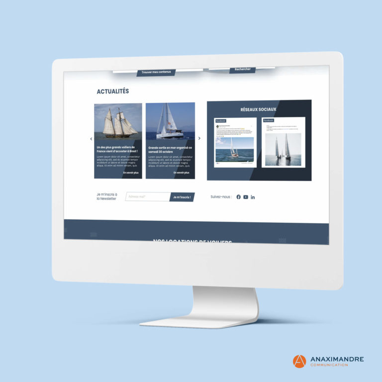 Creation de site internet - Anaximandre agence de communication et conception web à Landerneau