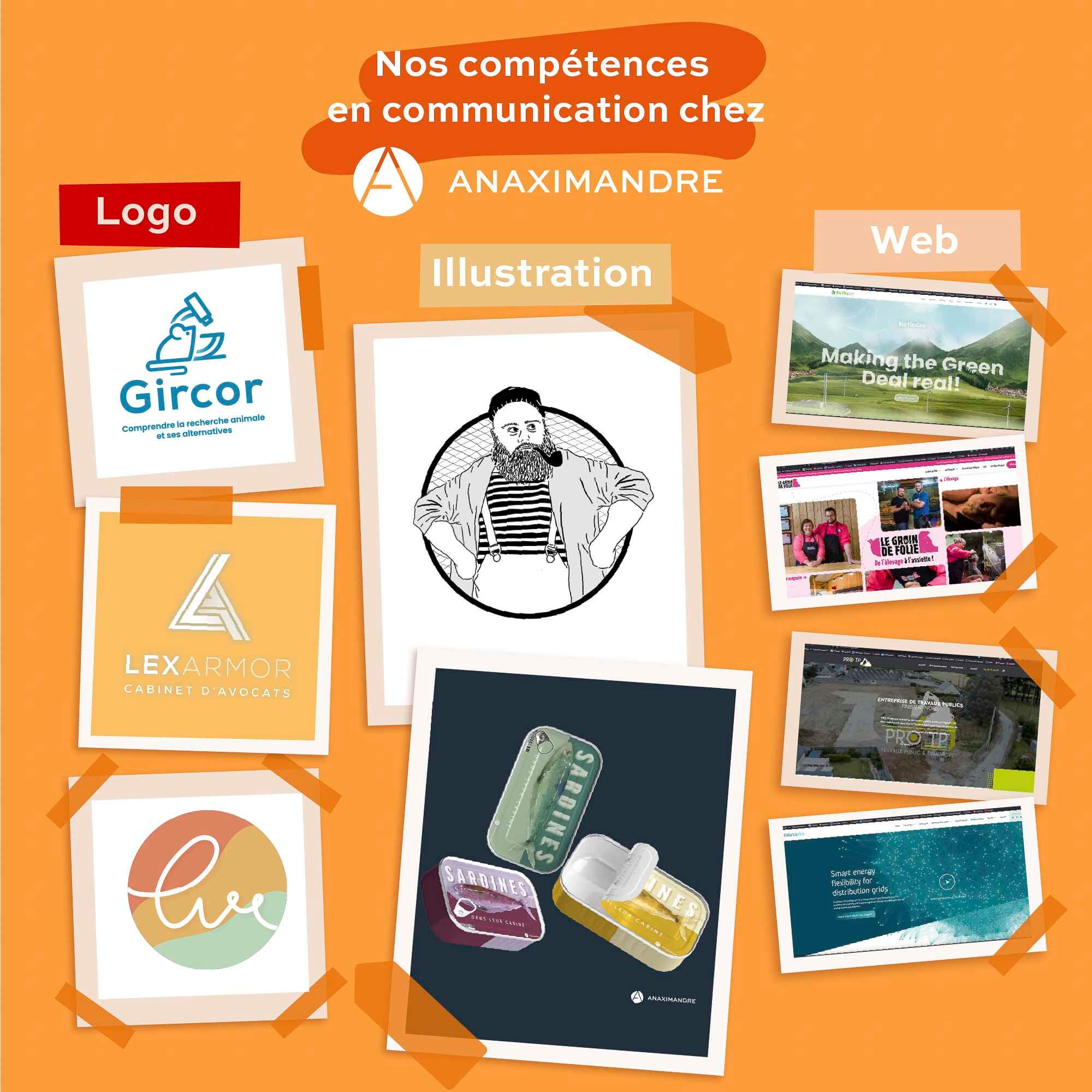 Illustration, graphisme, logo, web, agence de communication en bretagne
