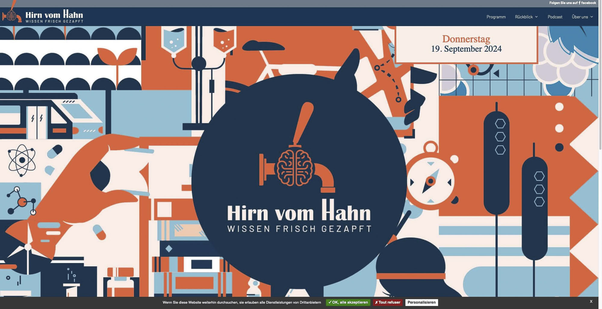Hirn vom Hahn - Création de site internet - Agence de communication et création de site web Landerneau - Anaximandre