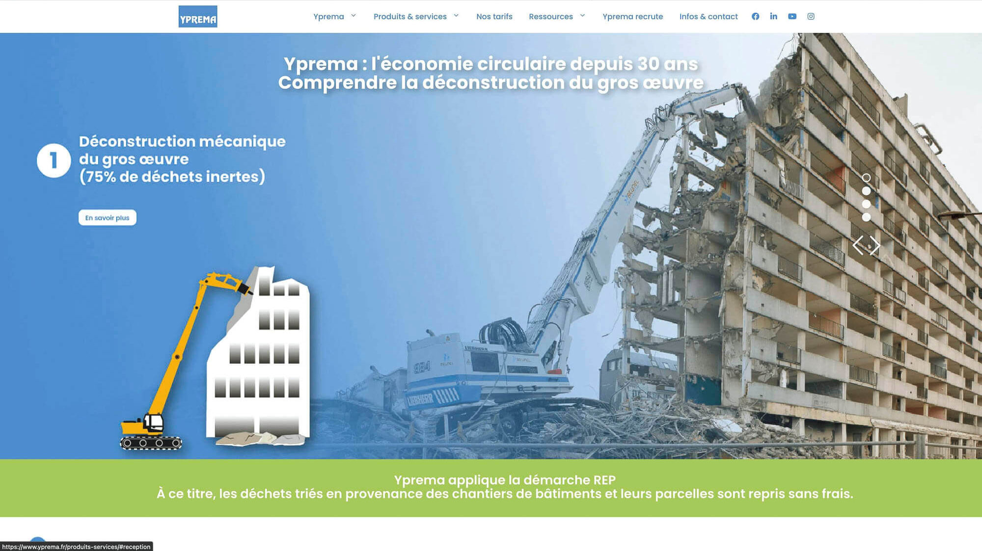 Yprema - Création de site internet - Agence de communication et création de site web Landerneau - Anaximandre